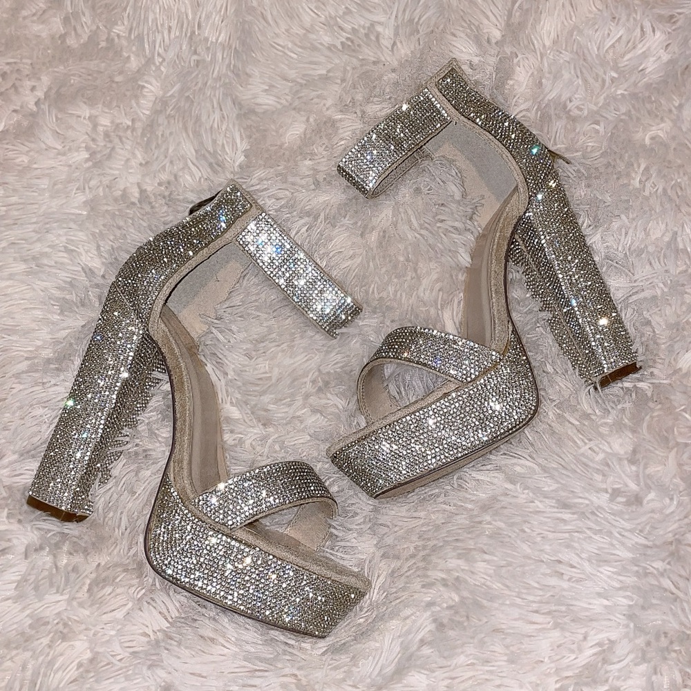 Sparkly Platform Heels